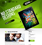 Web Hosting Web Design Template 33394