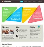 Web Hosting Web Design Template 33395