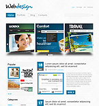 Web Hosting Web Design Template 33501