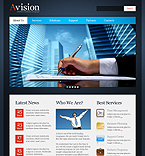 Web Hosting Web Design Template 33537
