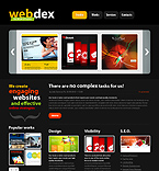 Web Hosting Web Design Template 33793