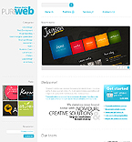 Web Hosting Web Design Template 35234