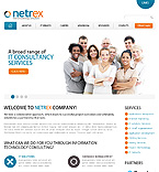 Web Hosting Web Design Template 35292