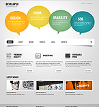 Web Hosting Web Design Template 36361