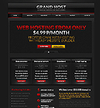 Web Hosting Web Design Template 36622