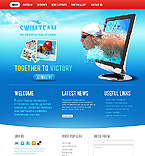 Web Hosting Web Design Template 37134