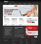 Web Hosting Web Design Template 37456