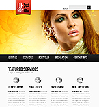 Web Hosting Web Design Template 37705