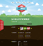 Web Hosting Web Design Template 37766