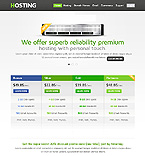 Web Hosting Web Design Template 37775