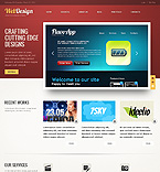 Web Hosting Web Design Template 38574