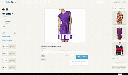 Prestashop Products Page Screenshot