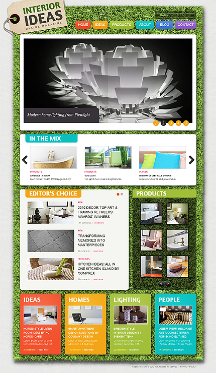 Joomla Main Page preview