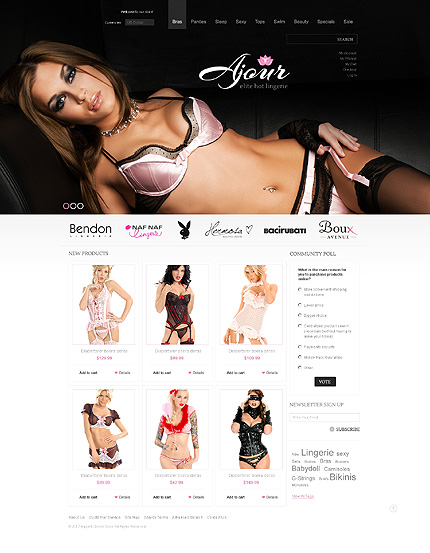 Magento Main Page  preview