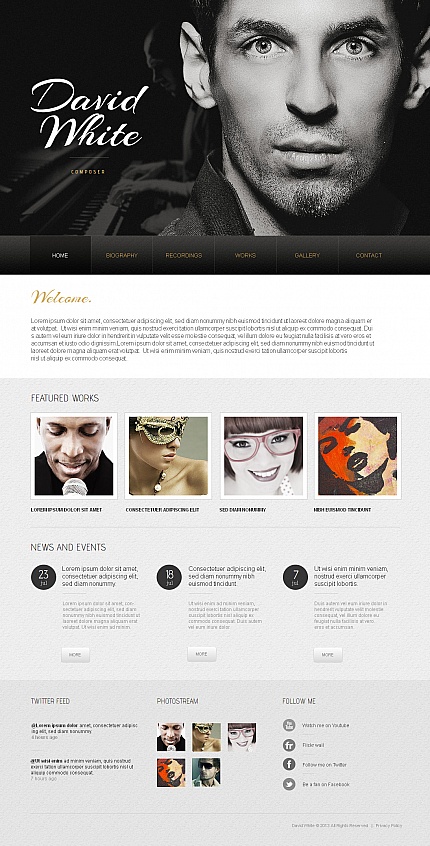  Personal Pages Most Popular website inspirations at your coffee break? Browse for more Moto CMS HTML #templates! // Regular price: $139 // Sources available:<b>Sources Not Included</b> #Personal Pages #Most Popular #Moto CMS HTML