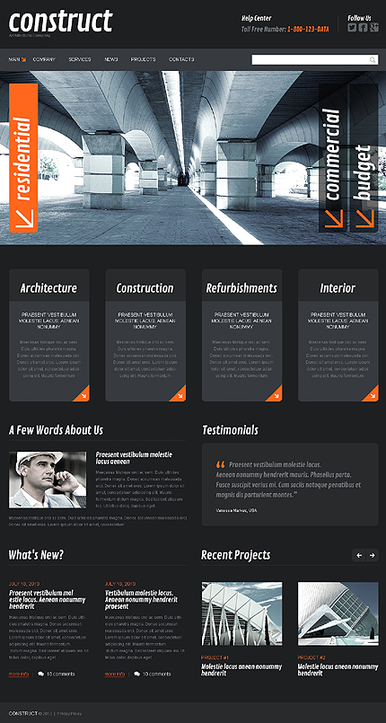 Joomla Main Page preview