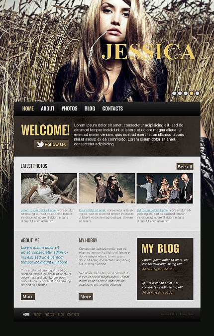  Personal Pages website inspirations at your coffee break? Browse for more Moto CMS HTML #templates! // Regular price: $139 // Sources available:<b>Sources Not Included</b> #Personal Pages #Moto CMS HTML