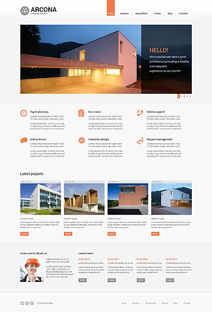 Joomla Main Page preview