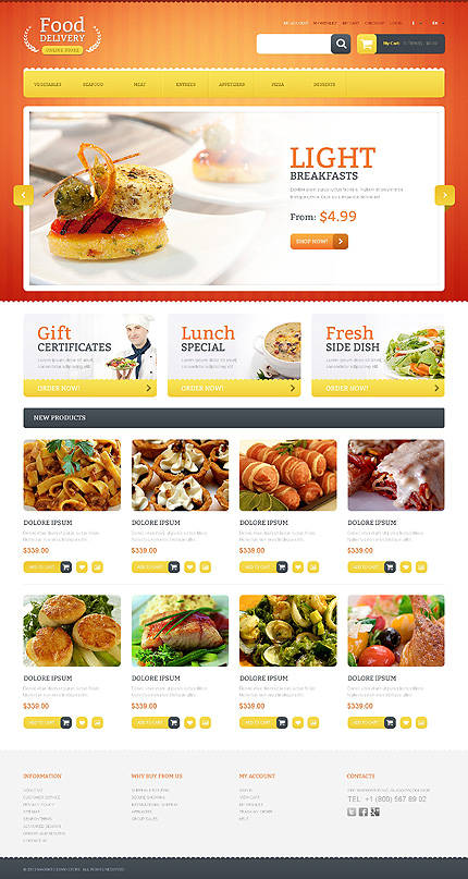 Magento Main Page  preview