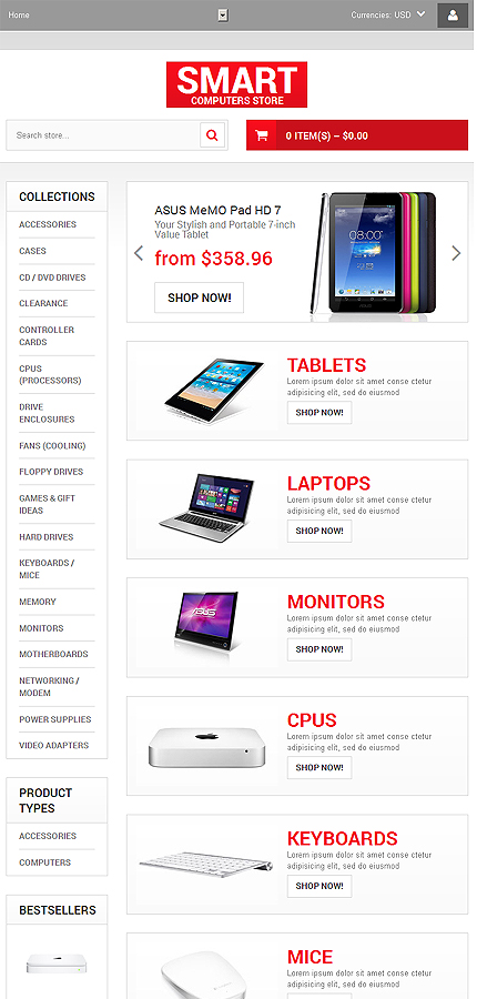 Tablet Layout 
