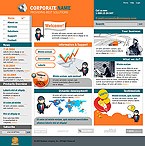 Web Hosting Web Design Template 5075