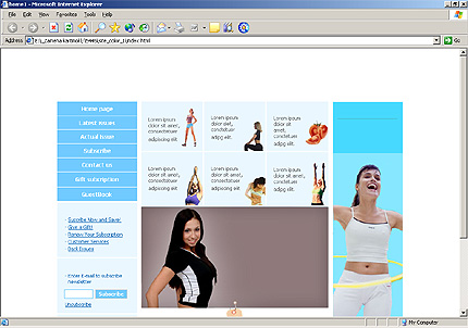 HTML HOMEPAGE SCREENSHOT