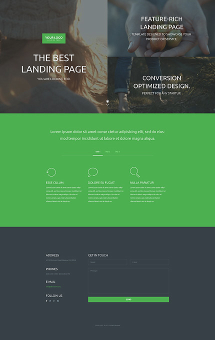 Landing Page Screenshot