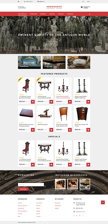  Most Popular Antique Templates website inspirations at your coffee break? Browse for more OpenCart #templates! // Regular price: $49 // Sources available: .PSD, .PNG, .PHP, .TPL, .JS #Most Popular #Antique Templates #OpenCart