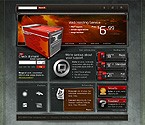 Web Hosting Web Design Template 6055