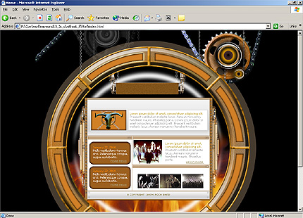 HTML HOMEPAGE SCREENSHOT