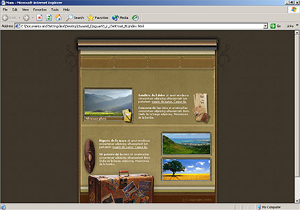 HTML HOMEPAGE SCREENSHOT