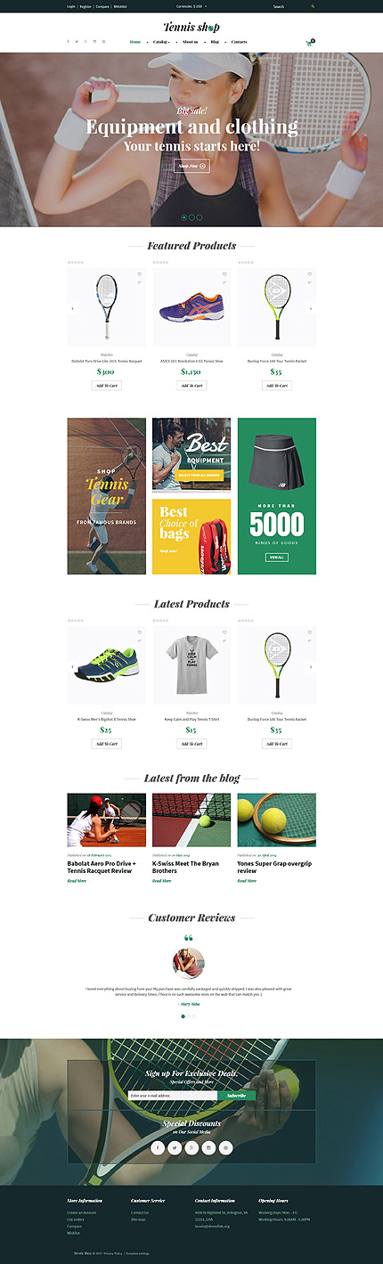 VirtueMart Main Page