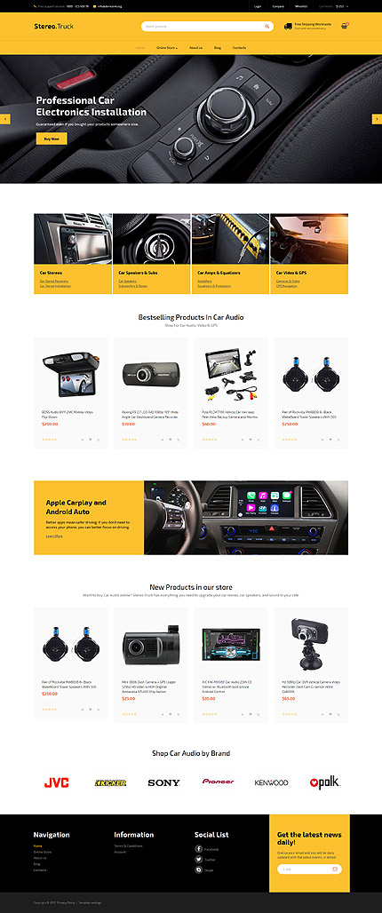 VirtueMart Main Page