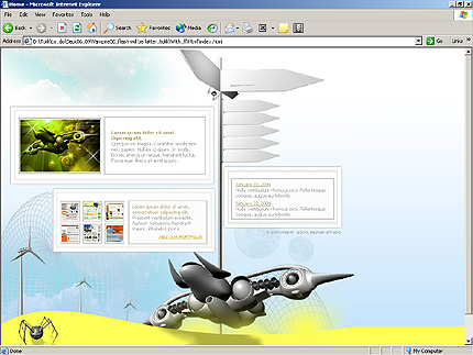 HTML HOMEPAGE SCREENSHOT