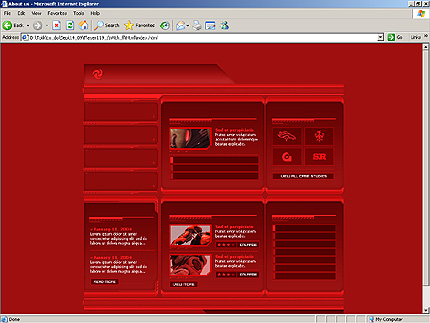 HTML HOMEPAGE SCREENSHOT