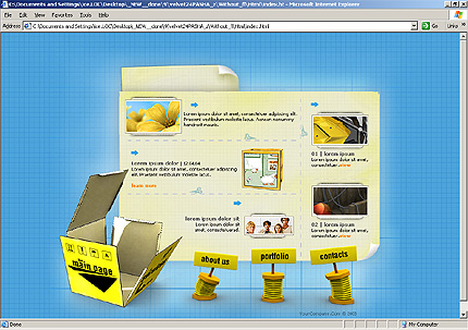 HTML HOMEPAGE SCREENSHOT