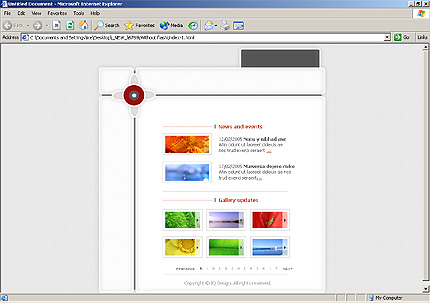 HTML HOMEPAGE SCREENSHOT