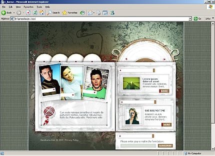 HTML HOMEPAGE SCREENSHOT