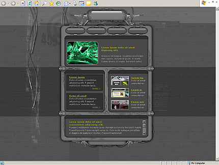 HTML HOMEPAGE SCREENSHOT