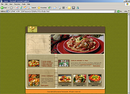 HTML HOMEPAGE SCREENSHOT