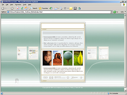 HTML HOMEPAGE SCREENSHOT