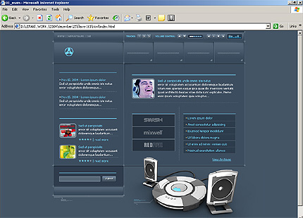 HTML HOMEPAGE SCREENSHOT