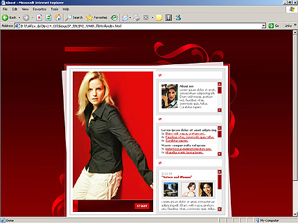 HTML HOMEPAGE SCREENSHOT