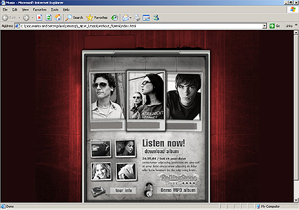 HTML HOMEPAGE SCREENSHOT