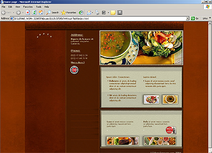 HTML HOMEPAGE SCREENSHOT