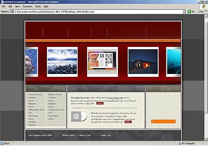 HTML HOMEPAGE SCREENSHOT