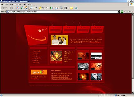 HTML HOMEPAGE SCREENSHOT