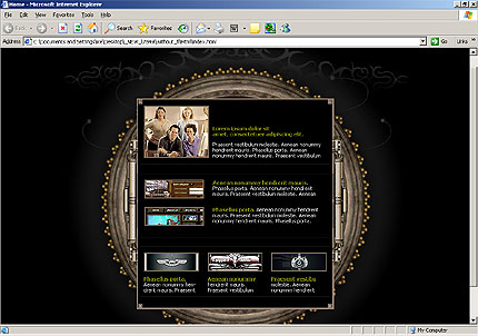 HTML HOMEPAGE SCREENSHOT