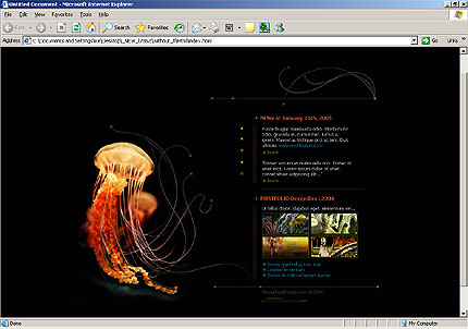 HTML HOMEPAGE SCREENSHOT