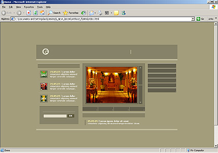 HTML HOMEPAGE SCREENSHOT